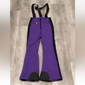 Goldbergh High End Ski Pants Salopette Purple Size 6 NWT